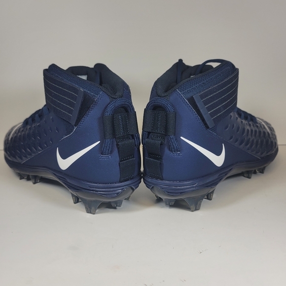 Mens Size 15 Nike Force Savage Pro 2 Football Cleats Navy White BV3969-401 - Picture 8 of 10